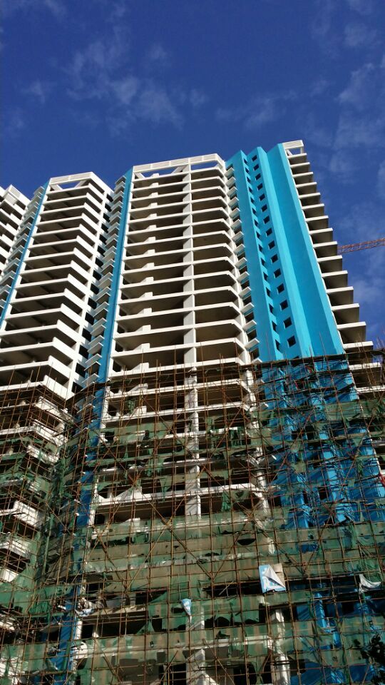 桂林漓江藍(lán)灣外墻涂料裝飾工程(56) - 廣西三象建筑安裝工程有限公司 www.dygangyou.com